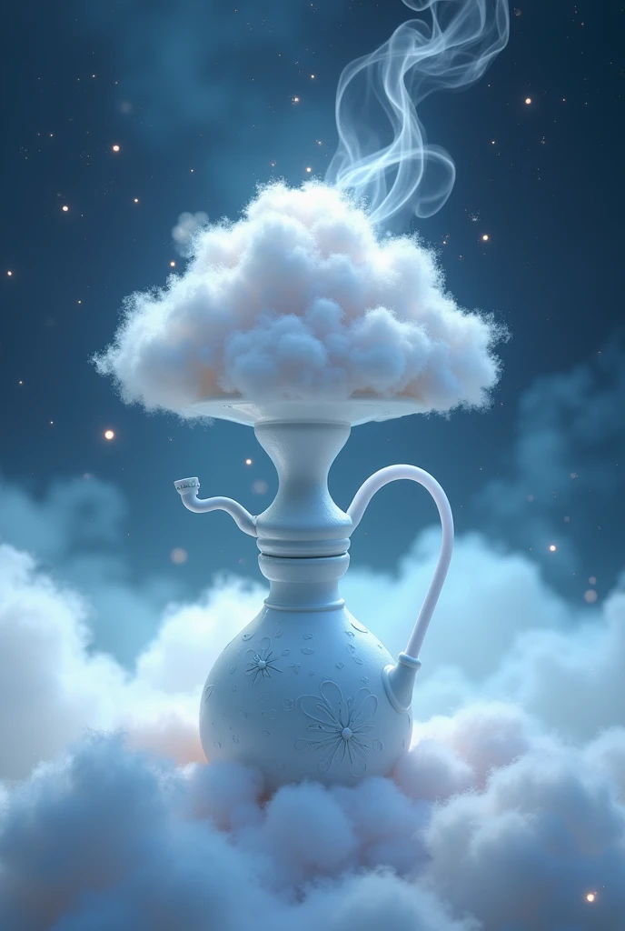 Cloud hookah animated image