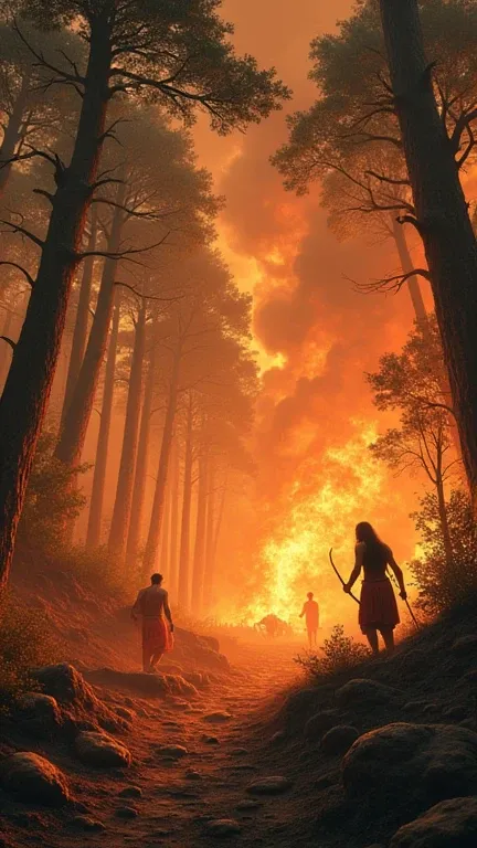 Certainly! Here’s a possible prompt for the story of the burning of the Khandava Forest in the Mahabharata:


---

Title: The Inferno of Khandava: A Divine Saga

Prompt:
In the ancient epoch of the Mahabharata, when gods, mortals, and nature intertwined, u...