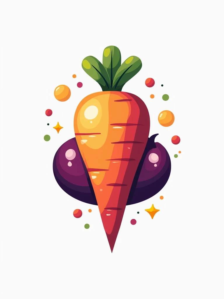 Vegetable image logo type