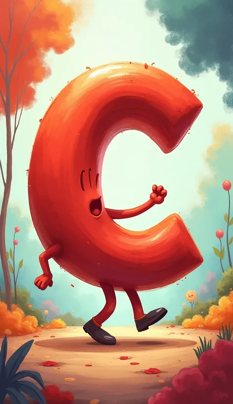 Alphabet C is dancing 