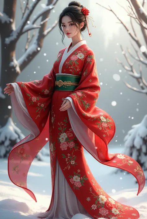 Miyabi Christmas outfit 