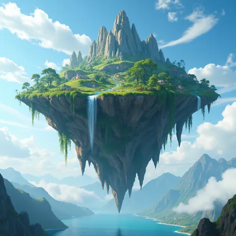 A beautiful Flying Island