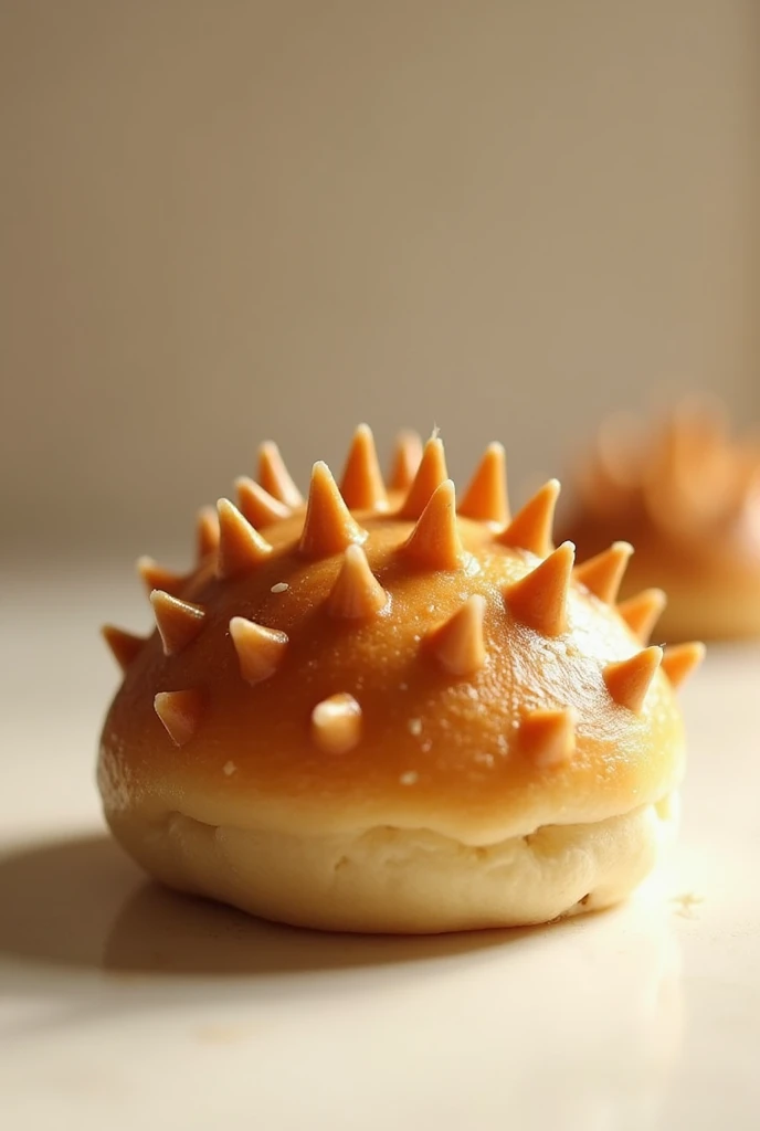 Platting a spiked bun for pastry assessment 