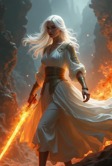 White-Haired Beauty
swordsman
Sword of Fire