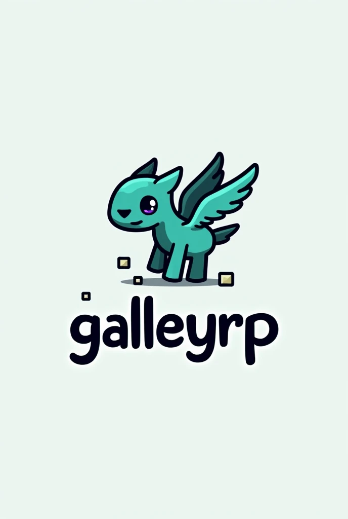 Logo com um allay de minecraft escrito "GalleyRP