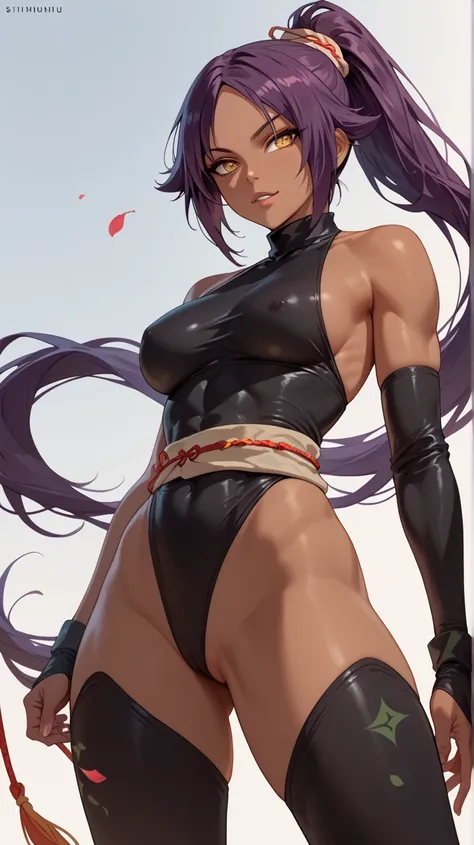 shihouin_yoruichi, body costume, high resolution, UHD