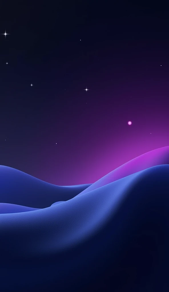 A captivating gradient of deep blue and rich purple on a black background, creating a striking contrast that enhances the vibrant colors. The gradient should flow smoothly from a dark midnight blue at the top, transitioning seamlessly into a vivid purple, ...