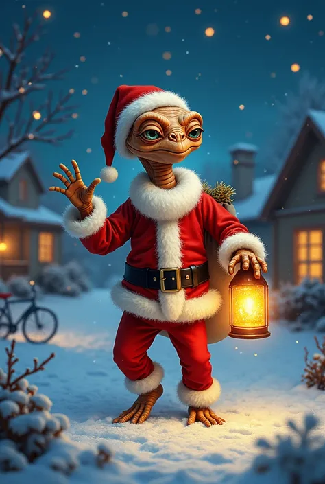 santa is ET