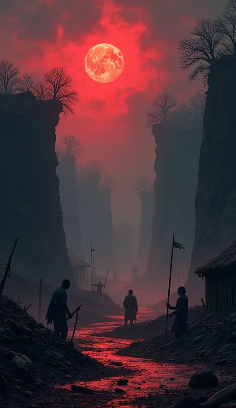 In a world shrouded in unrelenting darkness, humanity struggles to survive amidst the brutal chaos of an unforgiving past. Towering forests of gnarled, skeletal trees stretch endlessly, their branches clawing at an ashen sky perpetually choked by storms. T...