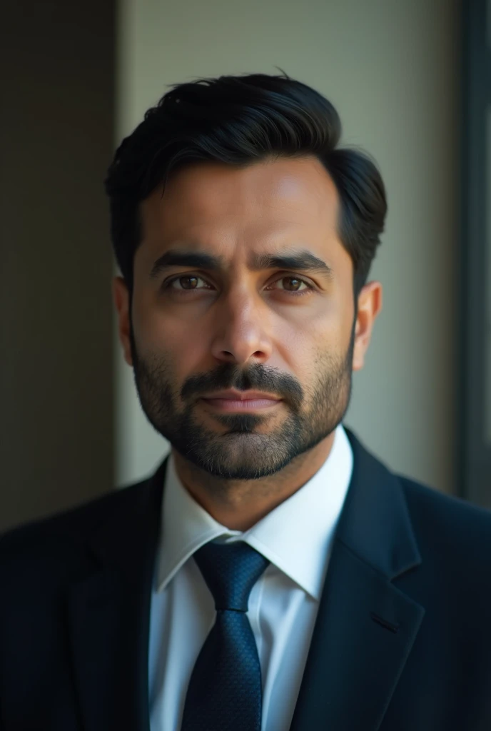 a close up of a man in a suit and tie looking at the camera, a picture inspired by Narayan Shridhar Bendre, featured on pixabay, dada, emad mostaque, sayem reza, mahmud barzanji, raj koothrappali as saul goodman, mogul khan, actor, khyzyl saleem