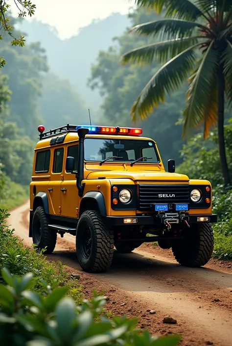 Create an image of a Thailand rescue vehicle