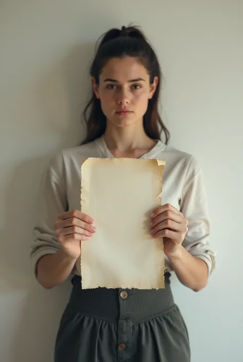 An image holding a piece of paper.