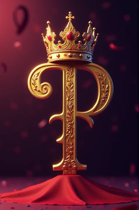 A signature of the name prince with a crown on top of it