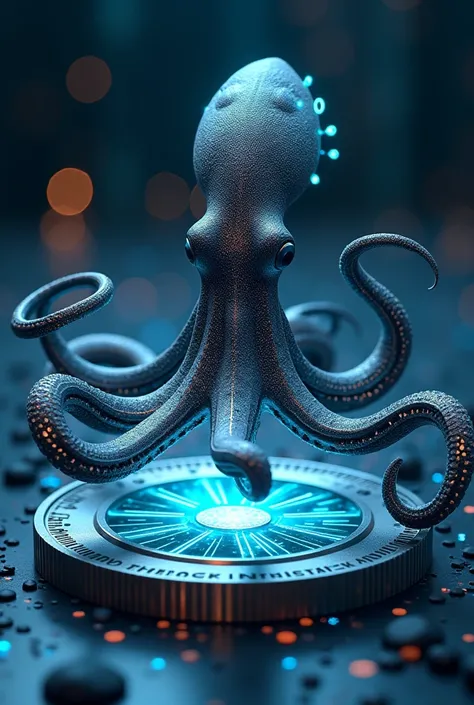 You can create futuristic octopus from the Solana coin