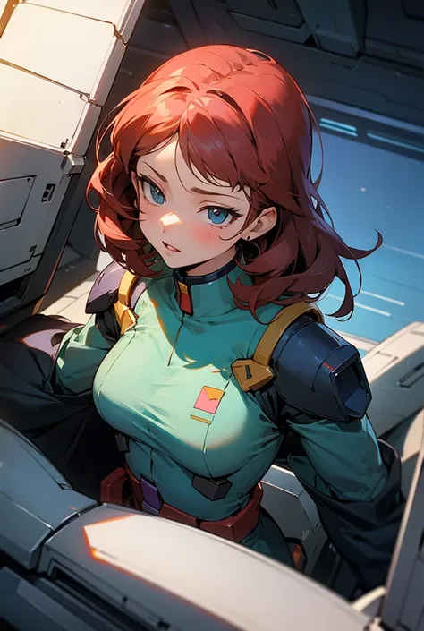 Gundam、フリーダムGundam、 cockpit、Lori、 girl