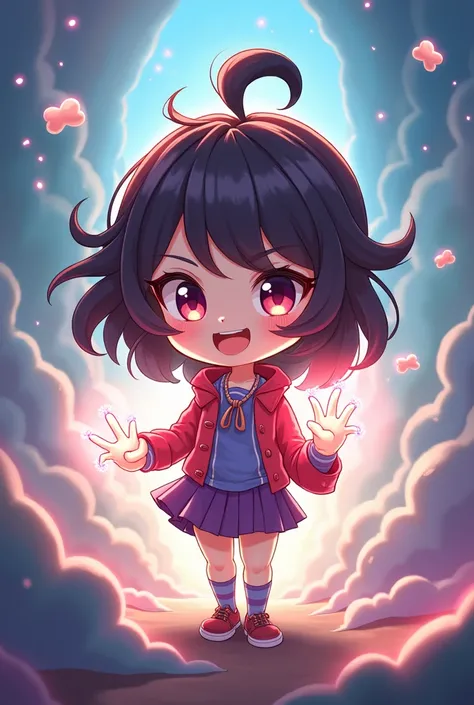 Mind conteoll powers chibi girl 