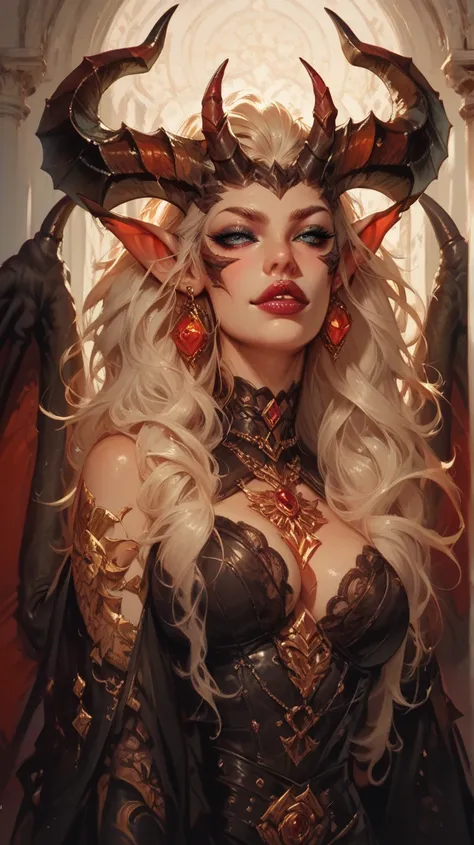  “Create a girlish beauty salon atmosphere for mythical creatures .  Use bright colors and shiny details ,  to make it unforgettable . For example,  The salon offers wing massages and manicures for clients with claws, with horns and wings” .