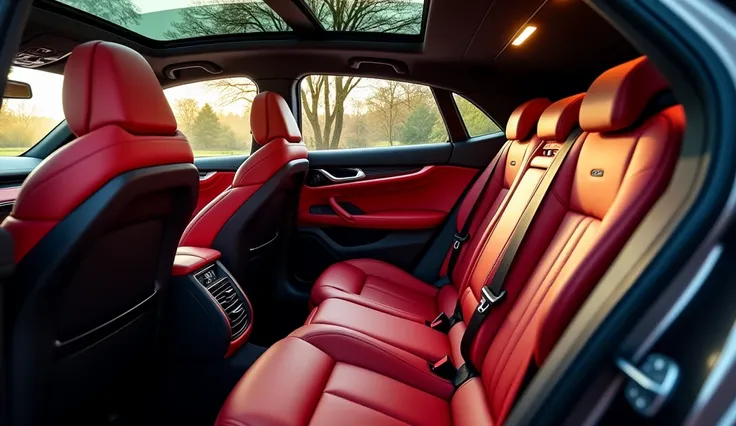 Give me image of interior only back seats view of 2025 Lamborghini Urus 