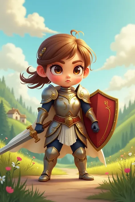 Guard chibi girl 