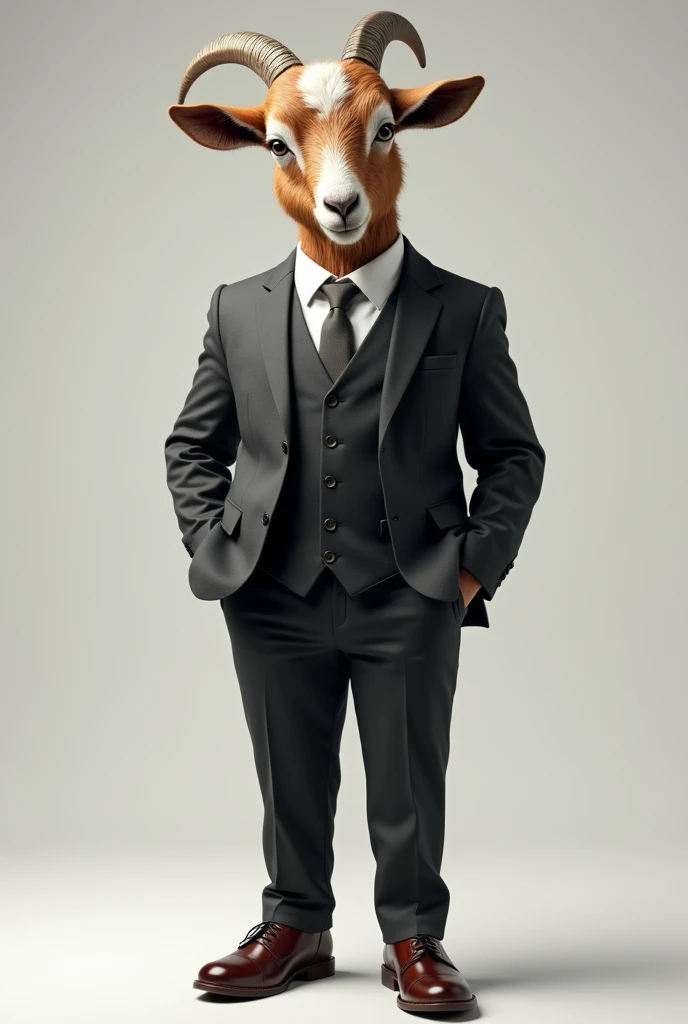 Goat in a suit