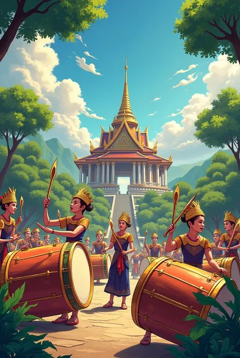 THAI LONG DRUMMING PICTURES ANIME IMAGES