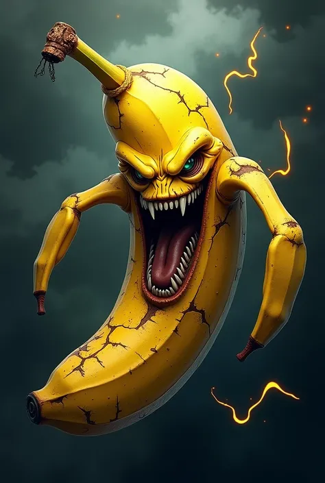 I want a dangerous risky banana logo
