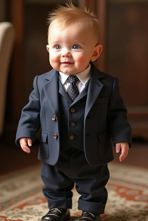 Baby in a beautiful suit 