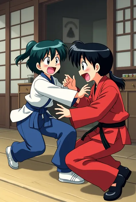 But let it be in the style of the anime Ranma ½