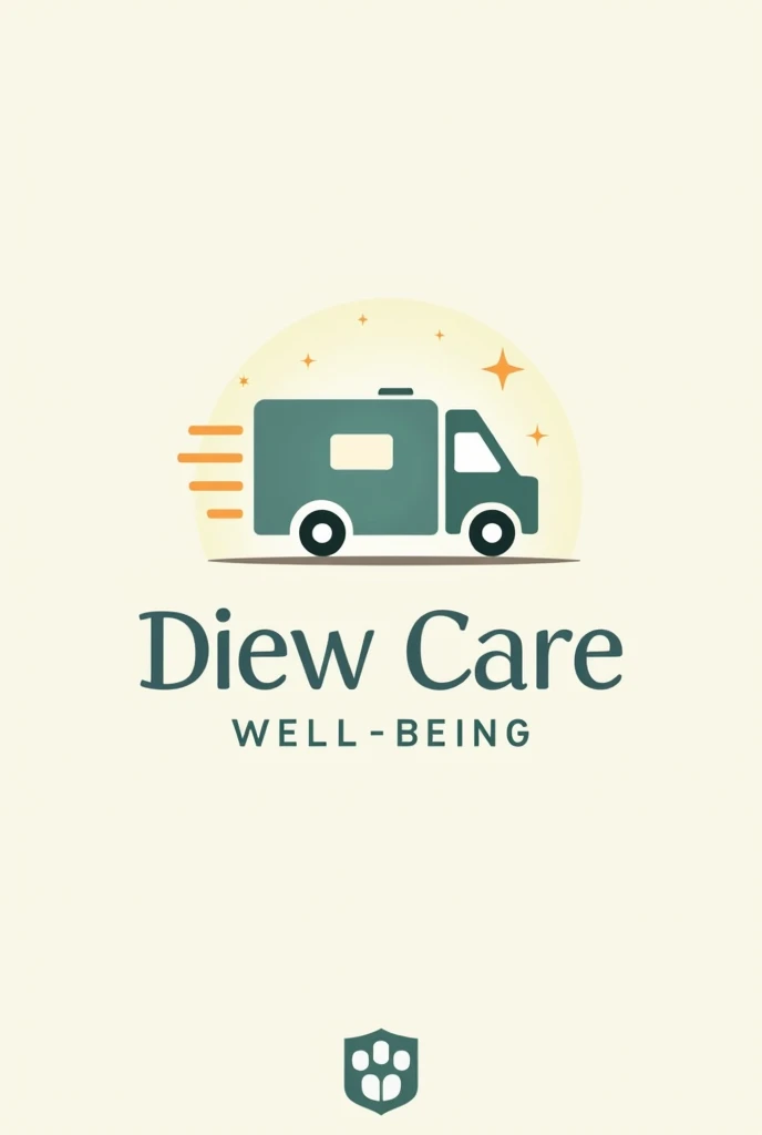 Mobile unit logo for senior well-being 
