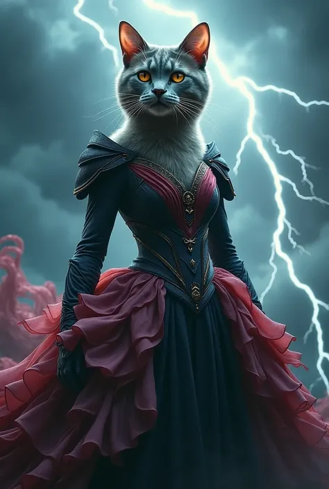 Cat in a storm dress movie X-men   
