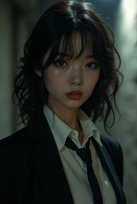 Realistic girl cosplay as Osamu Dazai