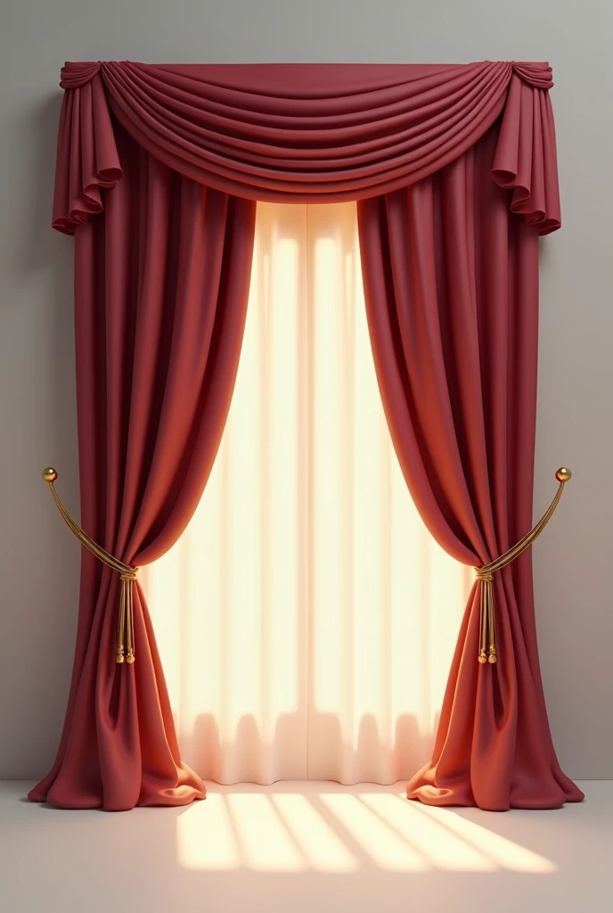 Stylish curtain logo