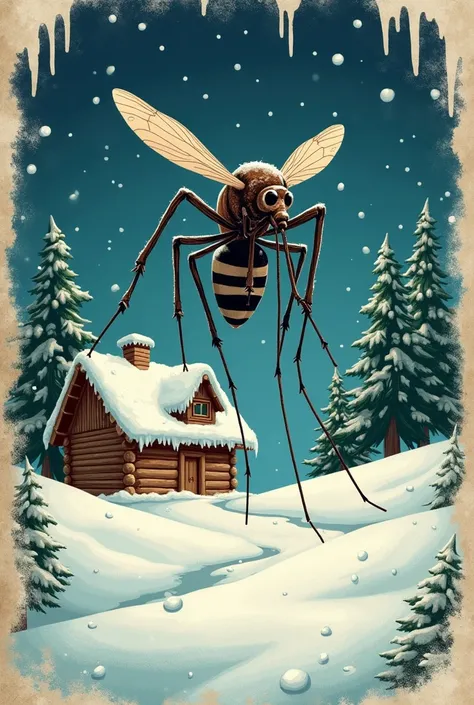 A Christmas card with Aedes aegypti