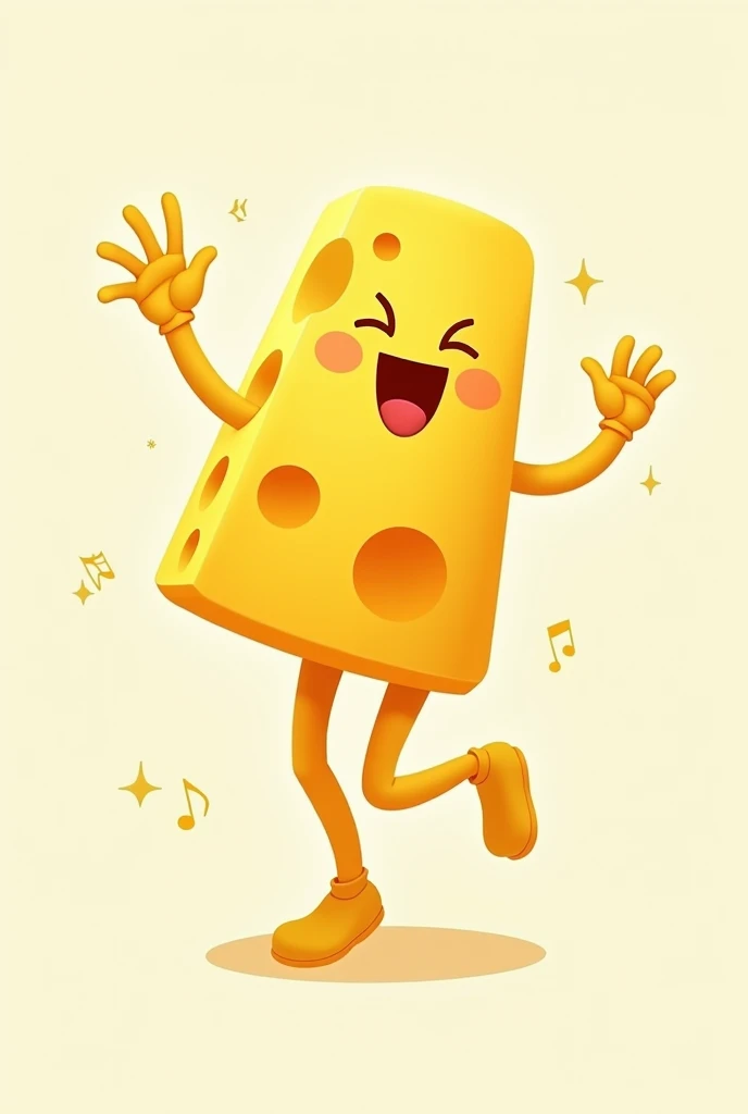 A dancing cheese