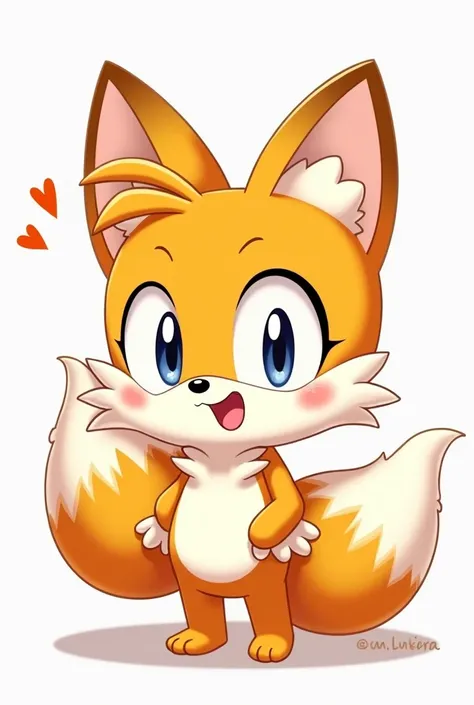 Tails cute and adorable Chibi style