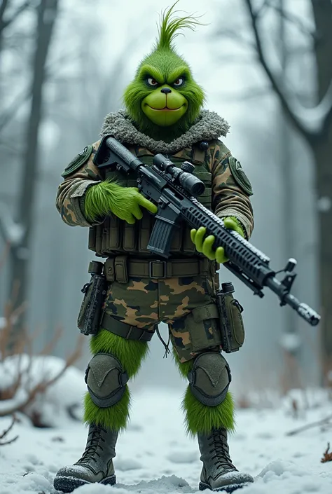 You have the military Grinch shooting 