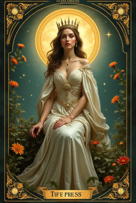 The Empress tarot card with a woman similar to my profile picture