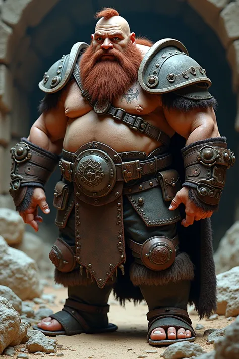 (( best quality )), (FIRST WORK), (detailed), Big-picked dwarf 