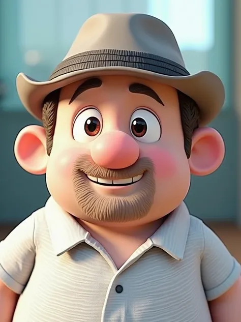 Cartoon character of a man wearing a hat and white shirt,  an animated character , stylized character,  render-style animation , 3D stylized, Arnold Maya Rendering, Stylized 3D render, renderizar o toon keyshot, 3d character, 3d character, Stylized 3D rend...