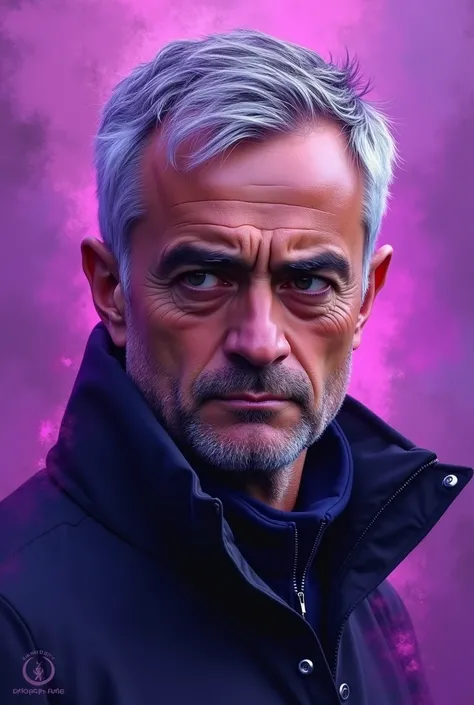 Jose Mourinho with purple