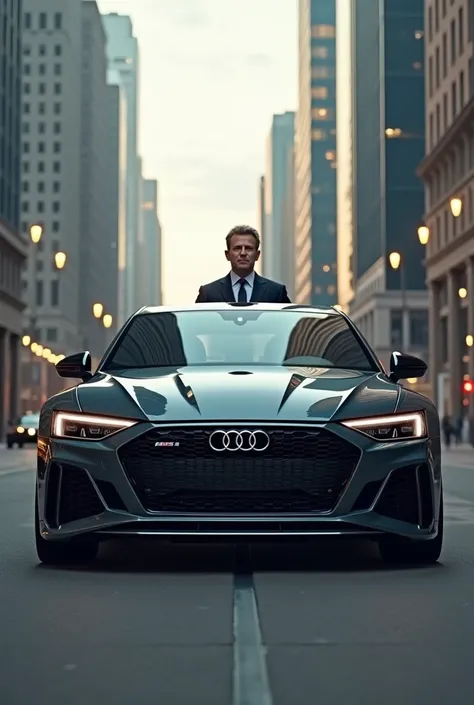 Donald tusk w audi rs6