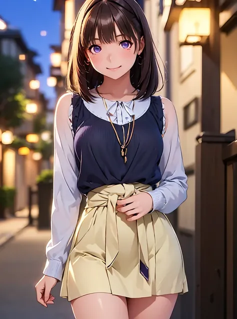     High Definition ,In 8K,  top quality  ,  Details, semi-realistic anime , D-anime style ,  Smooth Anime CG  ,  One Girl ,  19-year-old Japanese woman , ((Beauty)),  slim,modeling,(( Round Glowing Eyes )),(( two block sling hair )),((Sexy expression)),((...