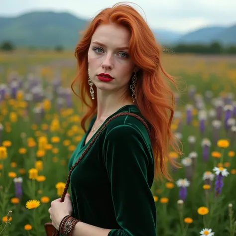 [professional::0.3][intricate:0.3:0.7][digital:0.7]-photography, selfie, 17-year-old, ginger-woman named Teresa, reddit, best aesthetic, best quality, r/nsfw, skin details, textures, picture-perfect , Emerald green velvet mini-dress
Black tights and ankle ...