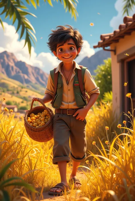 
Once upon a time in a small village, there lived a boy named Omar. Omar loved playing in the fields and helping his parents. One day, his mother gave him a jar of honey to sell in the market. She said, "Omar, always speak the truth and never cheat anyone....