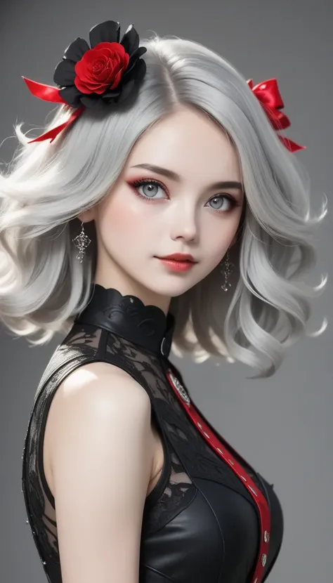 perfect anatomy、highest quality、master piece、Super detailed、8ｋ、************、Correct depiction of the human body、whole body angle、delicately drawn face、detailed eyes,beautiful eyes、Infinitely clear eyes、Pretty face woman、gothic ****ta fashion、Black gothic *...