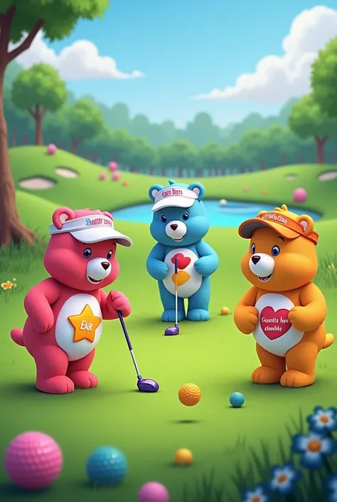 Care bears play golf 