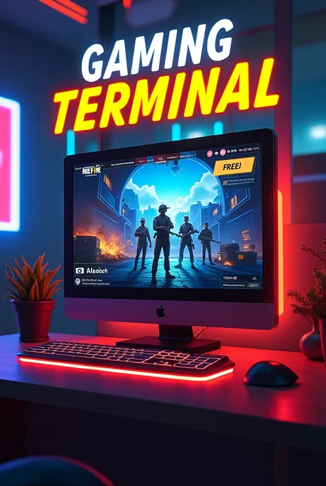 


SUGGEST ME A YOUTUBE THUMBNAIL IDEA FOR THIS TITLE-gaming terminal for free fire game.
ChatGPT sa

Visual Elements:
Background: A vibrant gaming setup with neon lights and a Free Fire battleground scene (e.g., the Bermuda map).
Main Focus: A stylish gam...