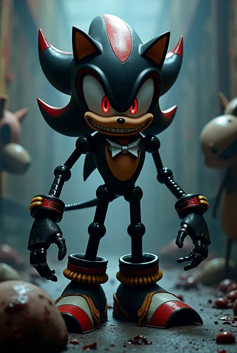 Shadow the hedgehog als Five nights at freddys animatronic 