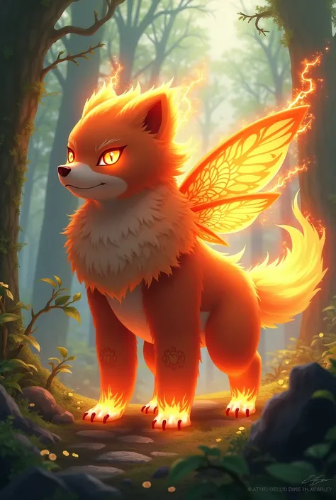 Pokemon Bear Fire Element/Fairy