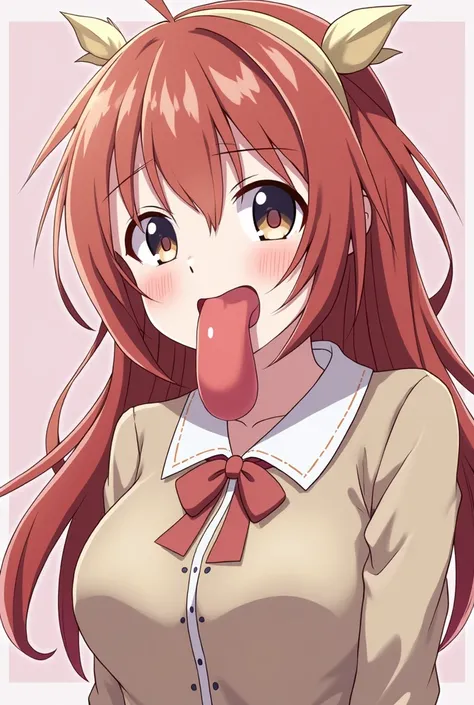 Anime girl sucking dick